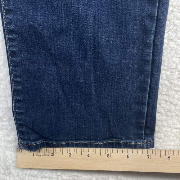 Eddie Bauer Jeans Womens Sz 10 Blue Slightly Curvy Straight Leg Denim - Picture 9 of 12